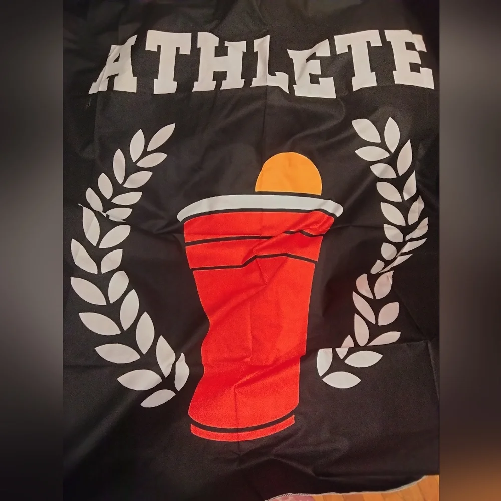 Large Beer Pong Athlete Tapestry or Backdrop NWT
